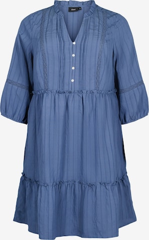 Zizzi Summer Dress 'GITTE' in Blue: front