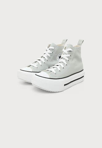 CONVERSE Superge 'CTAS LIFT DOUBLE STACK' | zelena barva