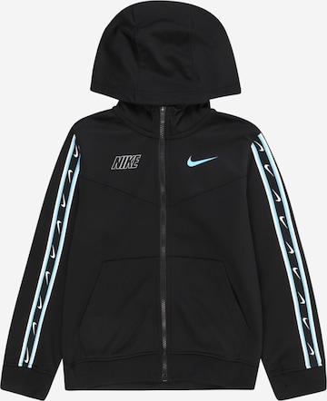 Nike Sportswear Sweat jacket in Black: front