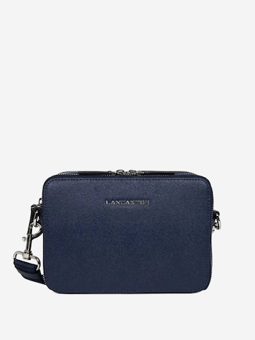 LANCASTER Paris Schoudertas 'Homme Cuir Delphino Lucas' in Blauw: voorkant