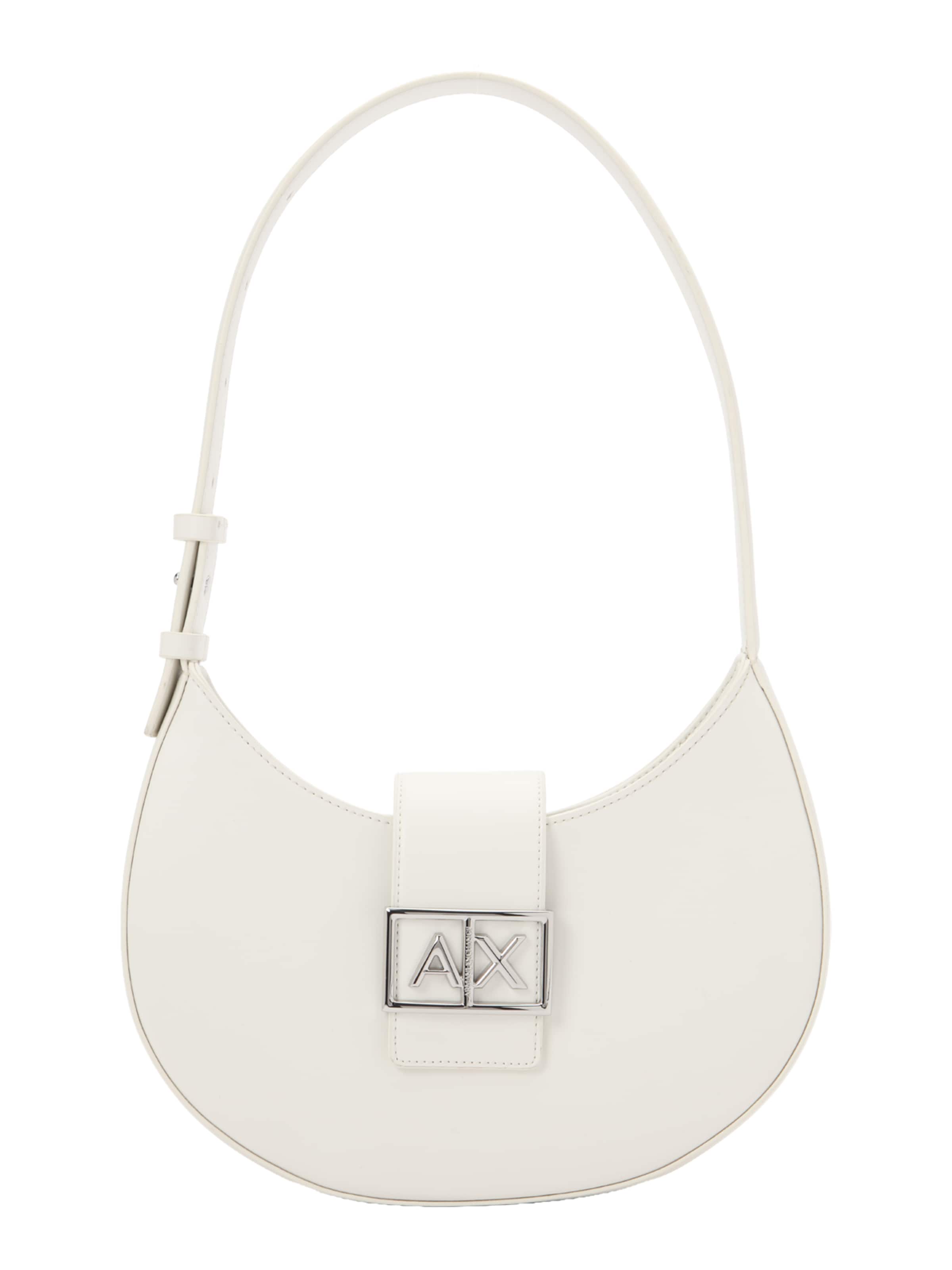 ARMANI EXCHANGE Shoulder Bag 'Jodie' in White: front