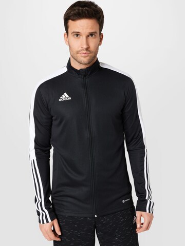 ADIDAS SPORTSWEAR Training Jacket 'Tiro' in Black: front