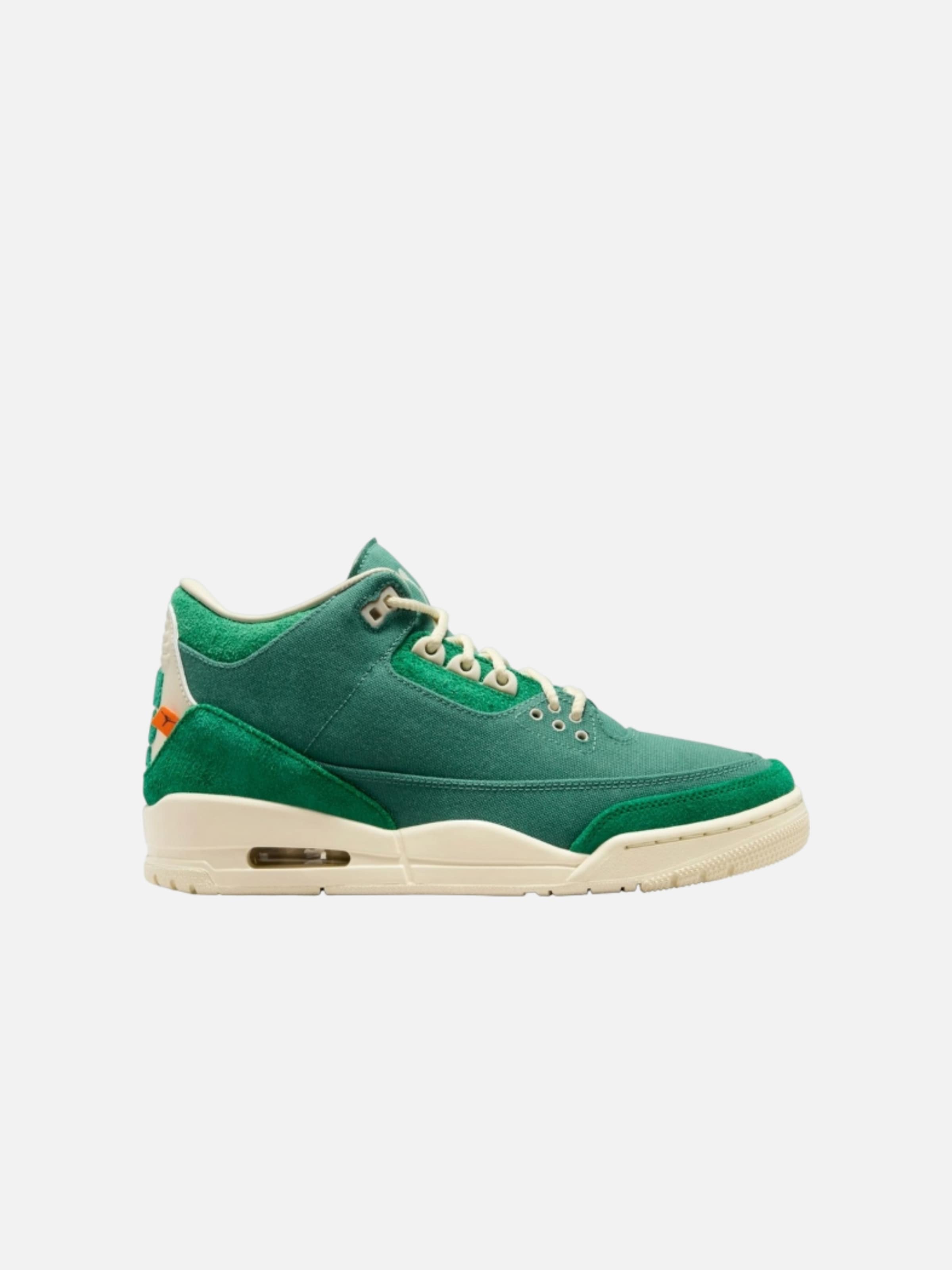 Sneaker alta 'Air Jordan 3 Retro SP Nina Chanel Abney Bicoastal' di Jordan in verde: frontale