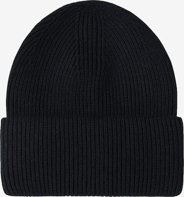GOBI Cashmere Mütze 'Ribbed Chunky Beanie' in Schwarz: Vorderseite