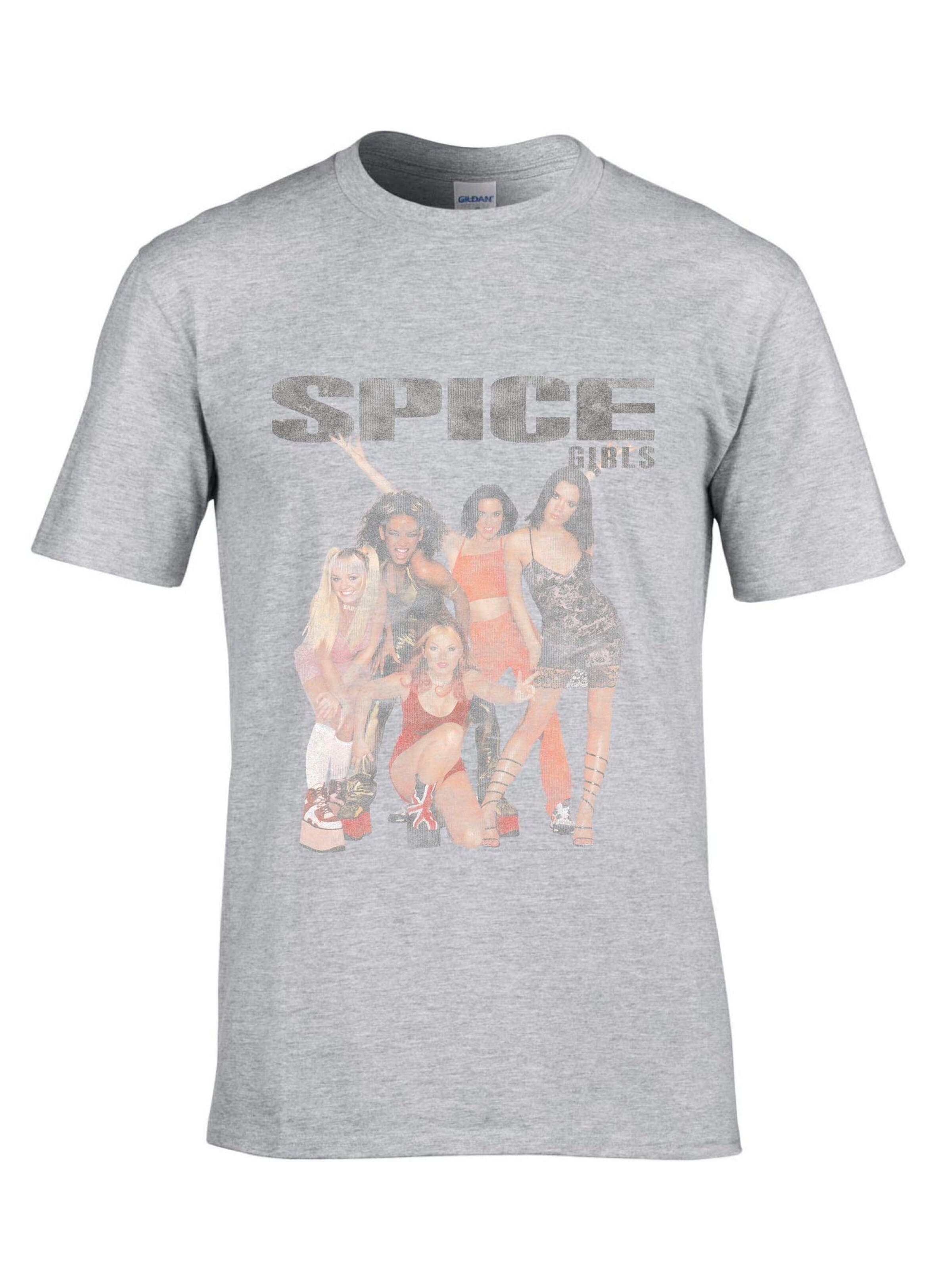 Rockshirts - Camiseta 'Spice Girls Squad Vintage T-Shirt' en gris: frente