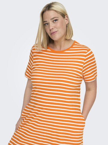 ONLY Carmakoma Kleid in Orange: predná strana