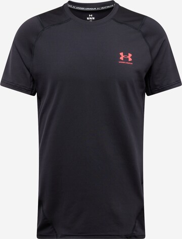 UNDER ARMOUR Funktionsskjorte i sort: forside