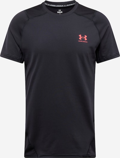 UNDER ARMOUR T-Shirt fonctionnel en corail / noir, Vue avec produit
