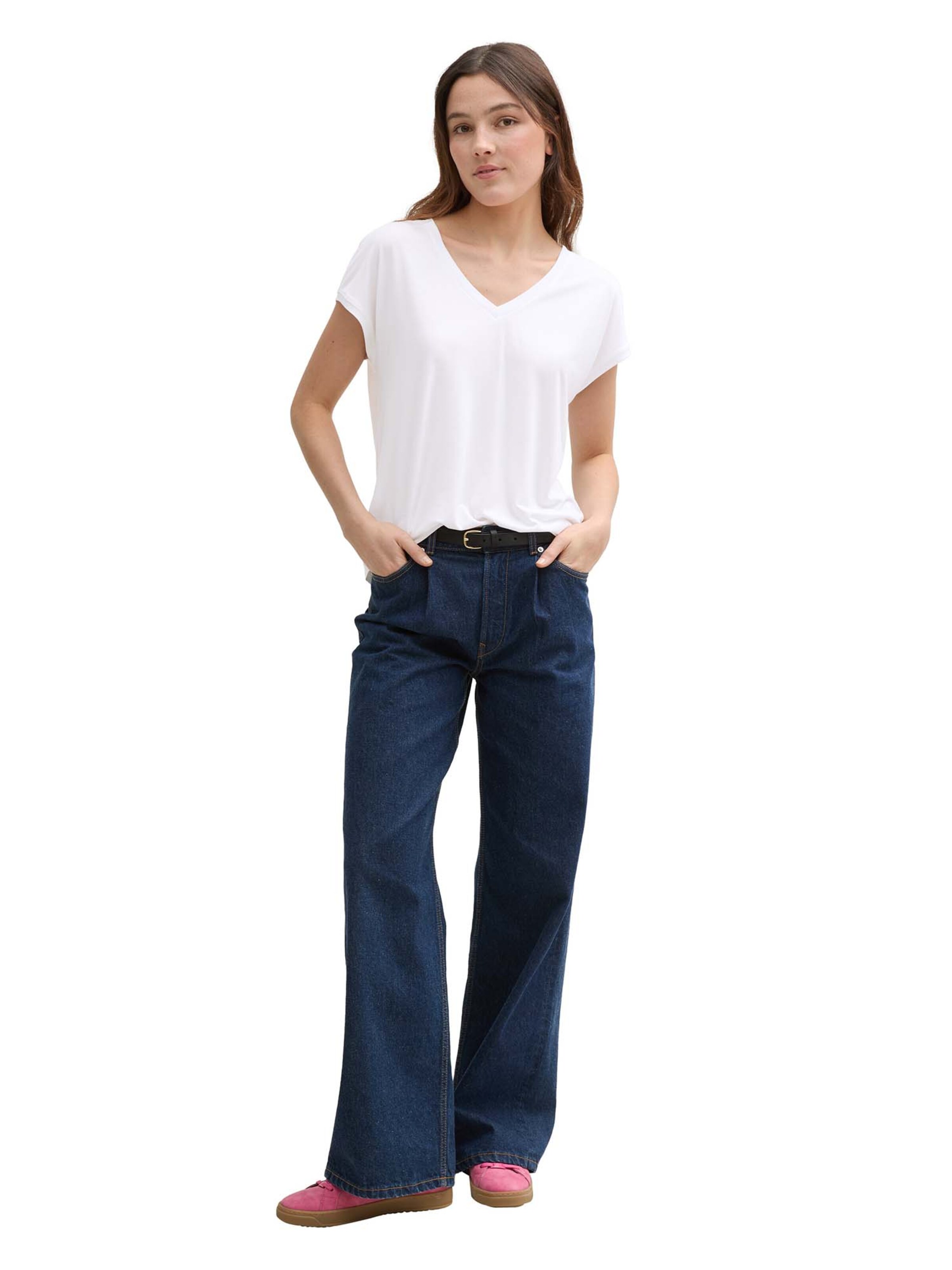 TOM TAILOR DENIM Shirt in Wit