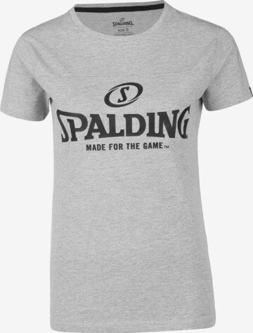 SPALDING Performance Shirt 'Essential' in Grey: front