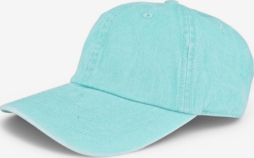 styleBREAKER Cap 'Vintage Cap in washed Optik' in Blau: Vorderseite