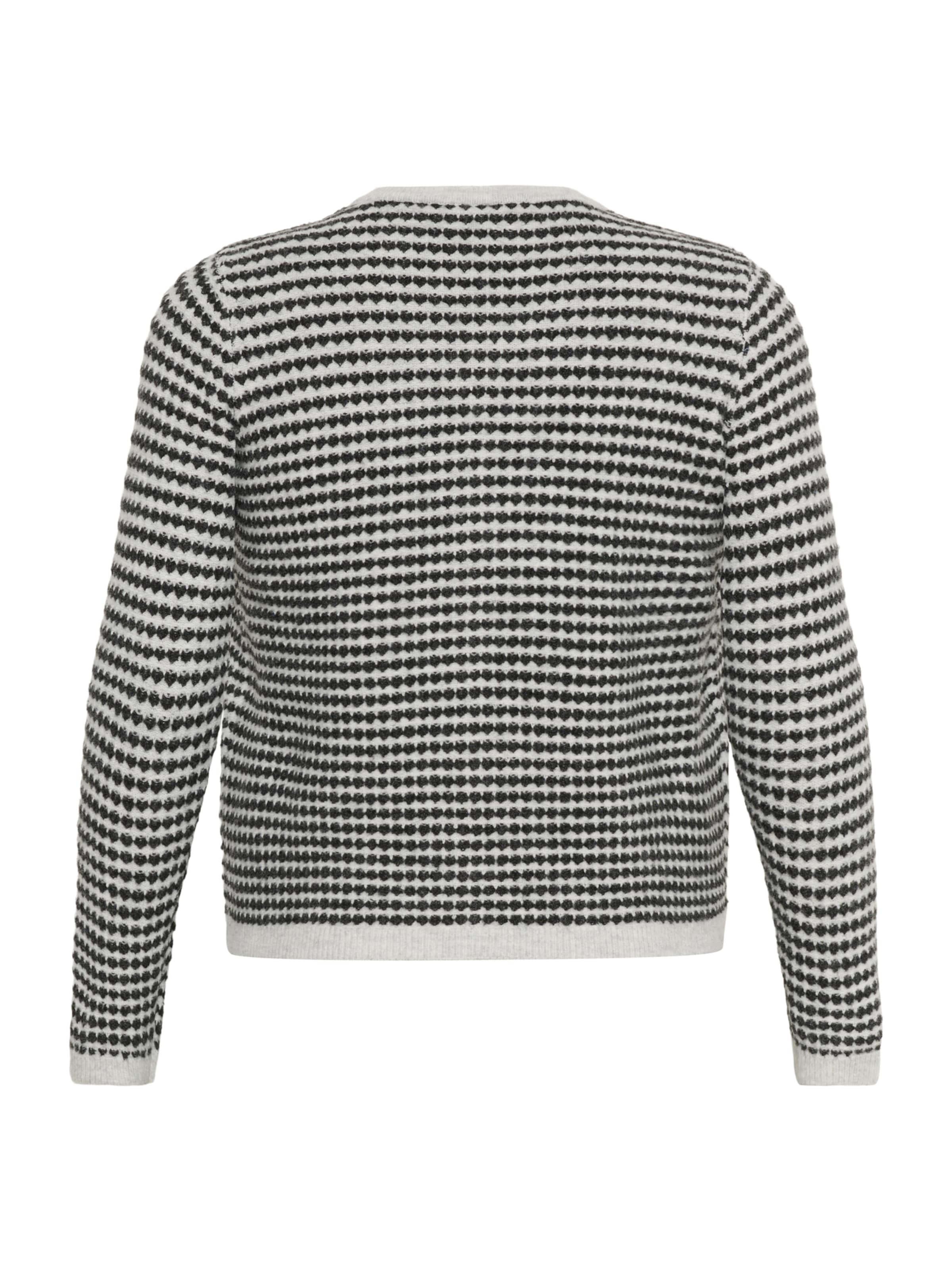 KAFFE CURVE Pletena jopa 'Elanna' | siva barva