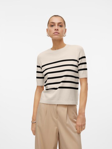 VERO MODA Sweater 'VMSABA' in Beige