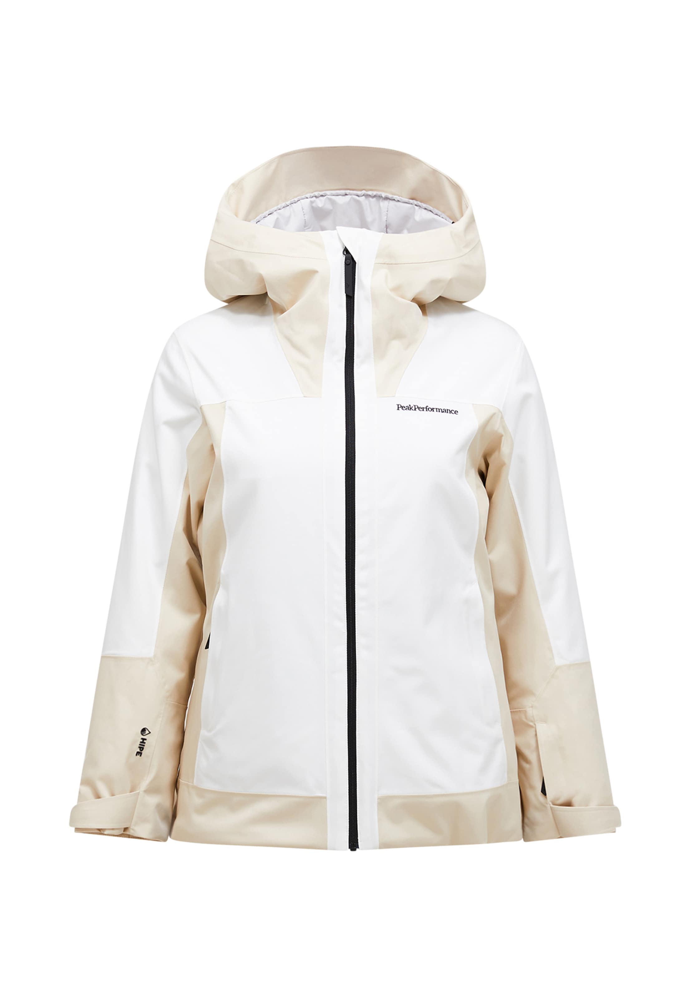 PEAK PERFORMANCE Outdoorjas in Beige: voorkant