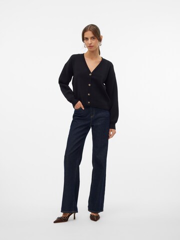 VERO MODA Strickjacke 'Gold' in Schwarz