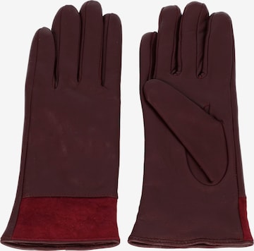 JOOP! Full Finger Gloves in Red: front