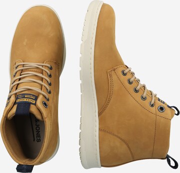 JACK & JONES - Botas con cordones en amarillo