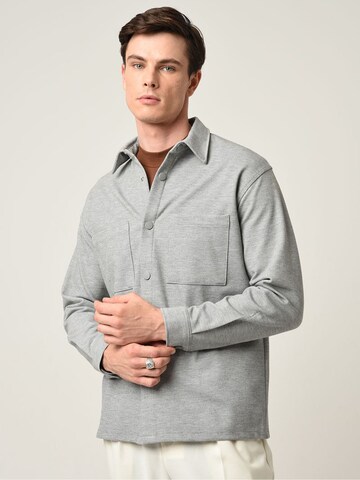 Antioch Regular fit Button Up Shirt in Grey: front