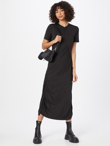 WEEKDAY Dress 'Crease' in Black