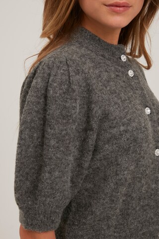 PULZ Jeans Knit Cardigan 'PZASTRID' in Grey