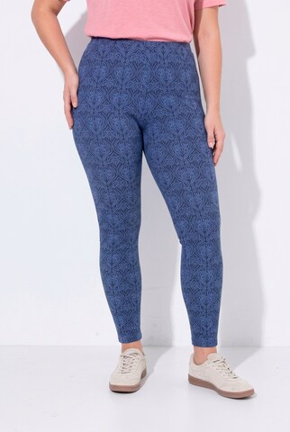 Ulla Popken Skinny Leggings in Blue