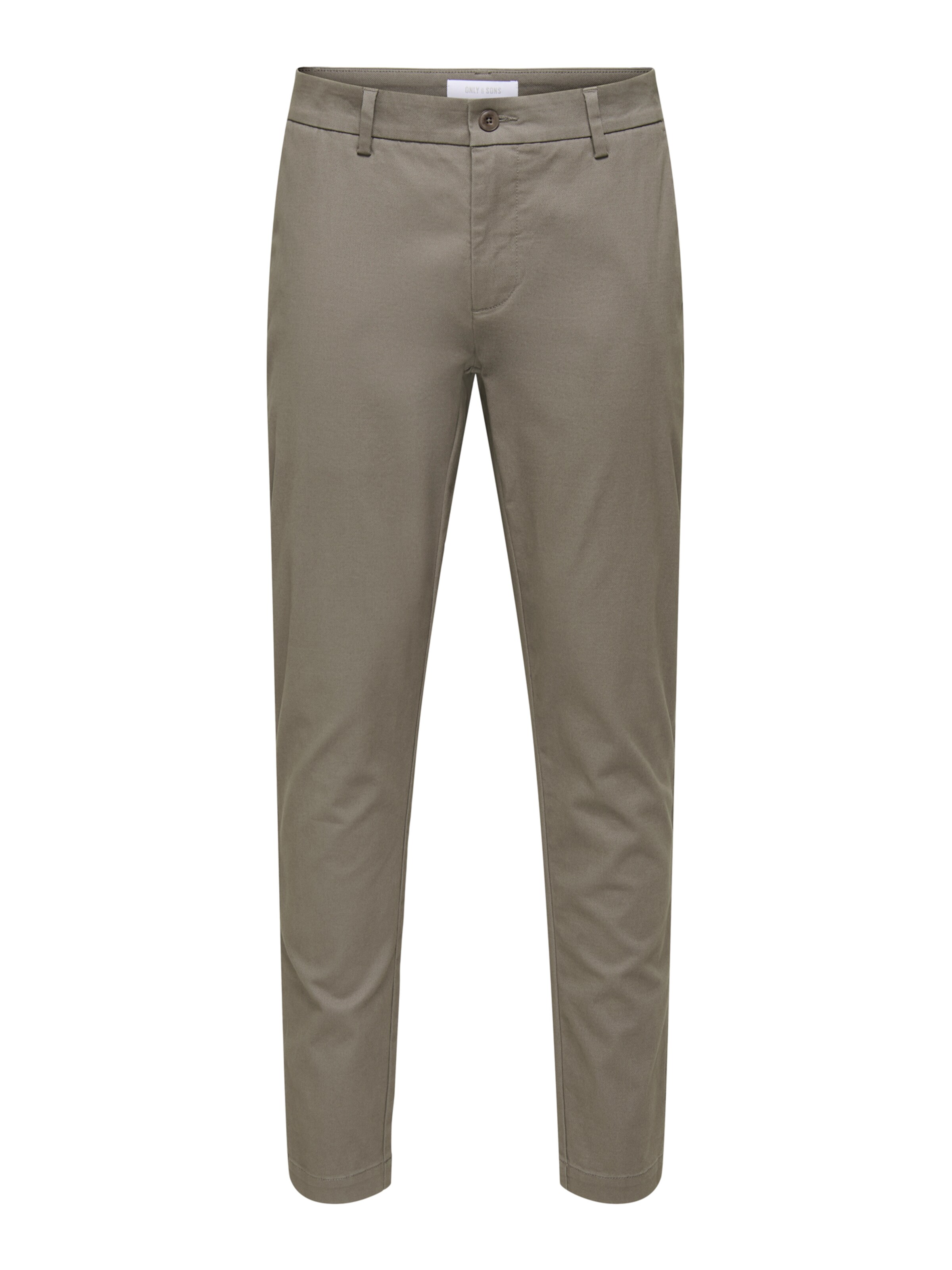 Only & Sons - Slimfit Pantalón chino 'ONSLOOM' en gris: frente