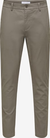 Pantaloni chino 'ONSLOOM' di Only & Sons in grigio: frontale