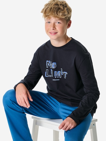 SCHIESSER - Pijama 'Nightwear' en azul