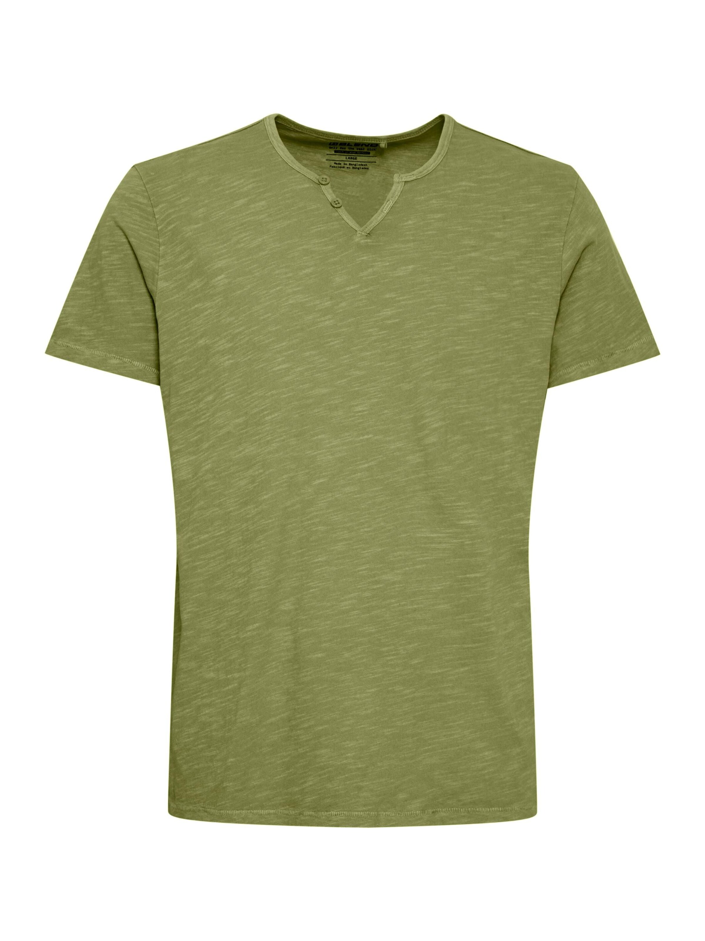 BLEND Shirt 'BHAshton' in Groen: voorkant