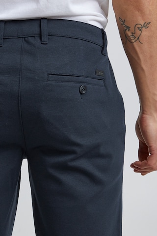 !Solid Slimfit Chino 'Dave' in Blauw