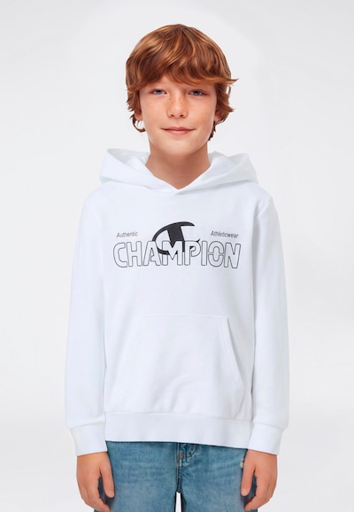 Champion Sweatshirt in 116-122 in schwarz / weiß, Produktansicht