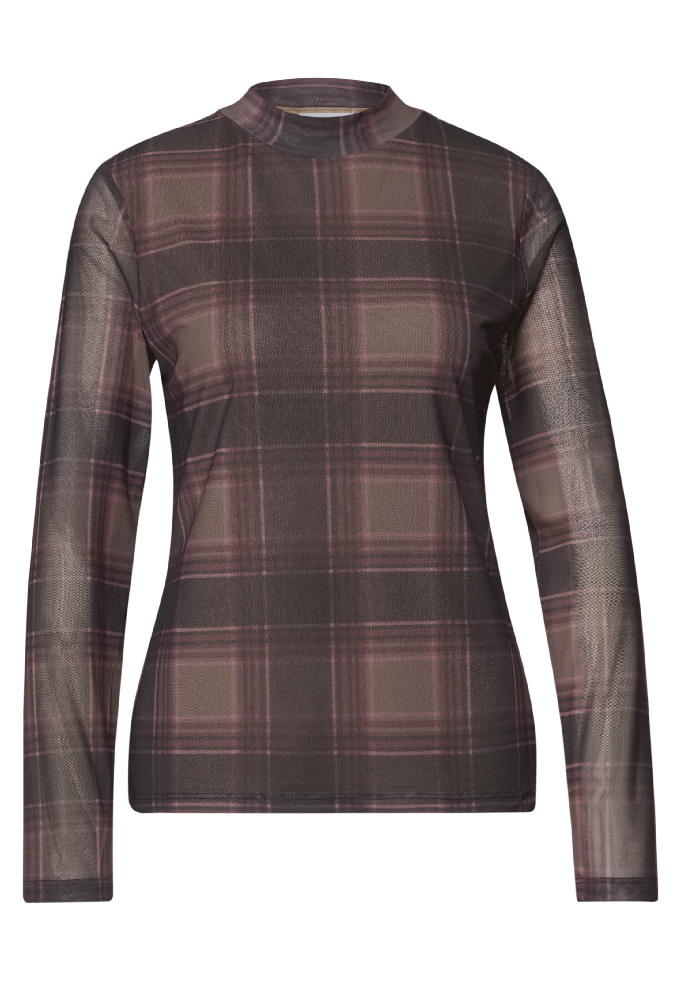 STREET ONE T-shirt en XS en marron / noisette / brun foncé, Vue avec produit