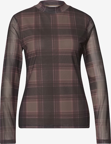 STREET ONE Shirt in Braun: Vorderseite