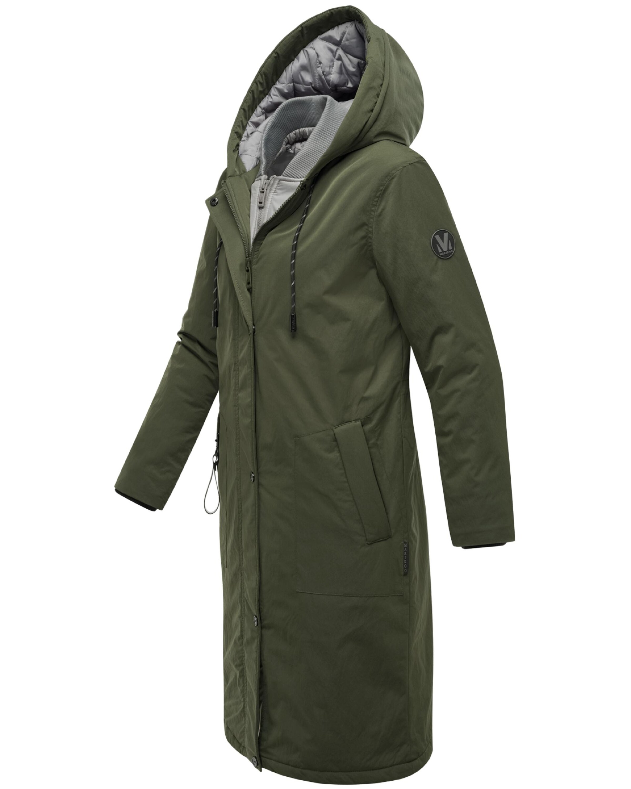 MARIKOO Ανοιξιάτικο και φθινοπωρινό παλτό σε πράσινο