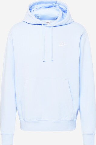 Nike Sportswear - Sweatshirt 'Club Fleece' em azul: frente