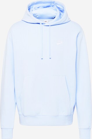 Nike Sportswear Mikina 'Club Fleece' – modrá: přední strana