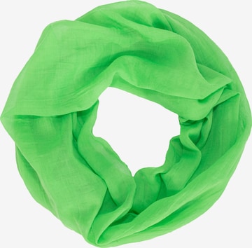 Seasons of April Schlauchschal in Grün: Vorderseite