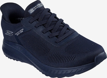 SKECHERS Sportschuh 'Skechers Bob Squad Chaos - Solid Step' in Blau: Vorderseite