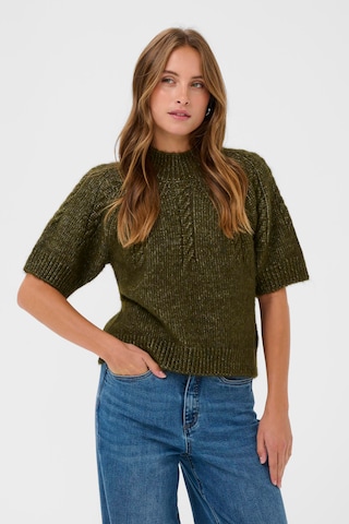 Kaffe Pullover 'KACuba' i grøn: forside