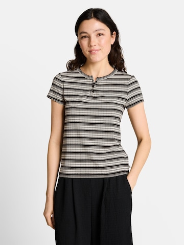 TOM TAILOR DENIM Shirt in Zwart: voorkant