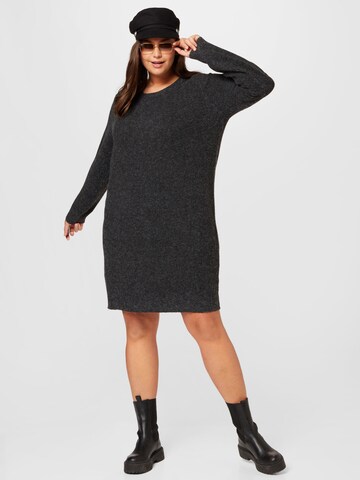 Vero Moda Curve Knitted dress 'Doffy' in Black
