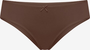 Slip 'Cotton Brazilian Slip' di cfab (formerly creamy fabrics) in marrone: frontale