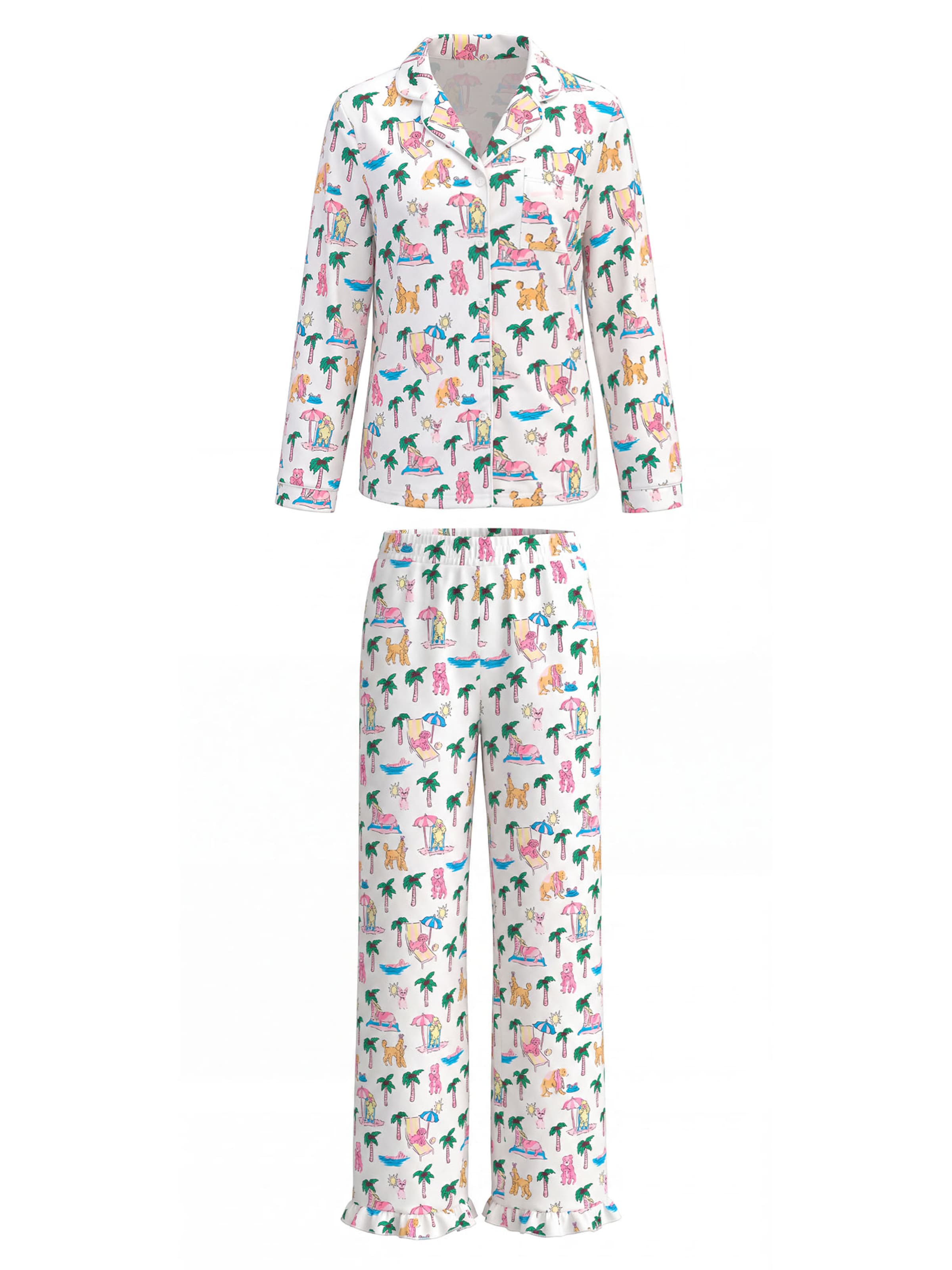 Imily Bela Pajama in White: front