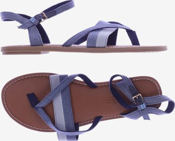 TOMS Sandalen 39 in Blau: predná strana