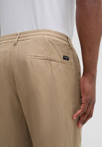 STRELLSON Regular Trousers 'Saturn' in Beige