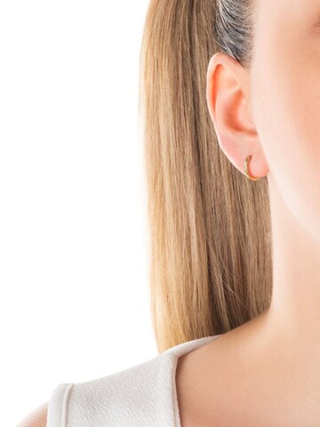 Boucles d'oreilles So Chic en or : devant