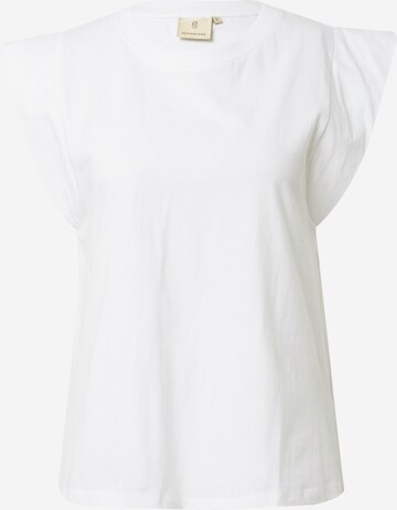 T-shirt 'Deborah' Peppercorn en blanc : devant