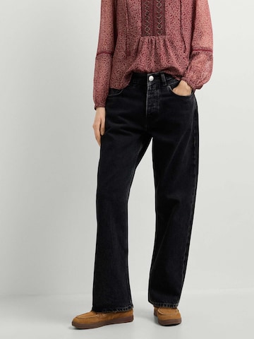 Pepe Jeans Loosefit Jeans in Zwart: voorkant