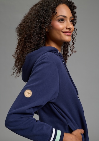 KangaROOS Zip-Up Hoodie in Blue
