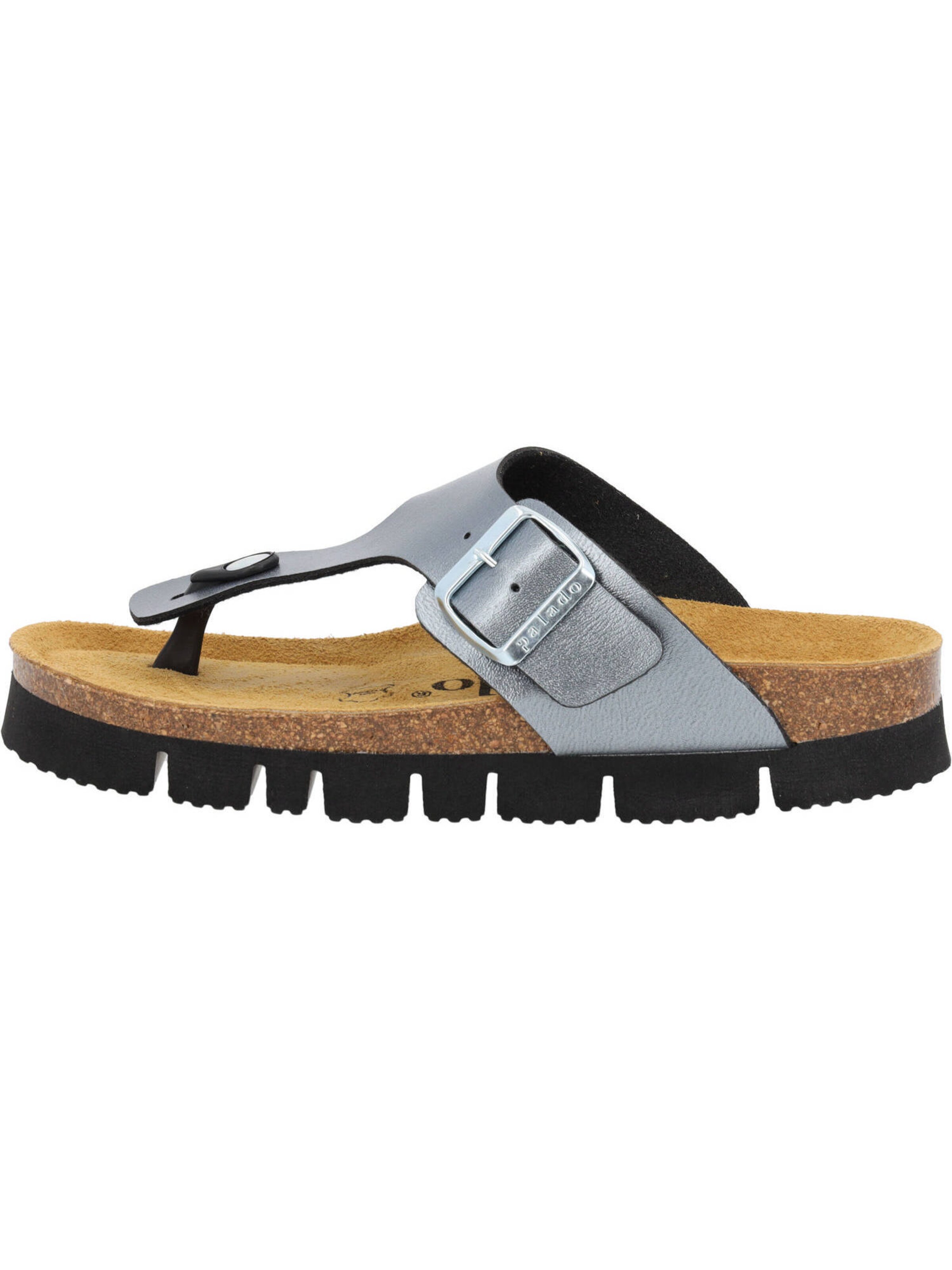 Palado T-bar sandals 'Kos' in Grey: front